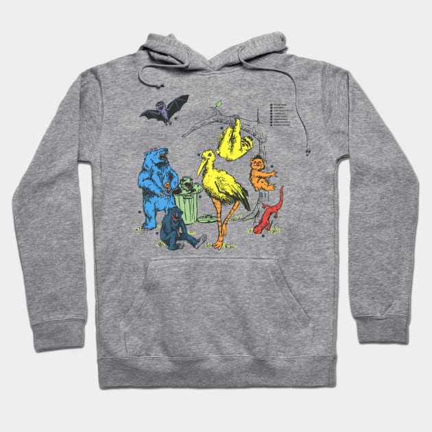 Friendly Beasts Hoodie by Hillary White Rabbit